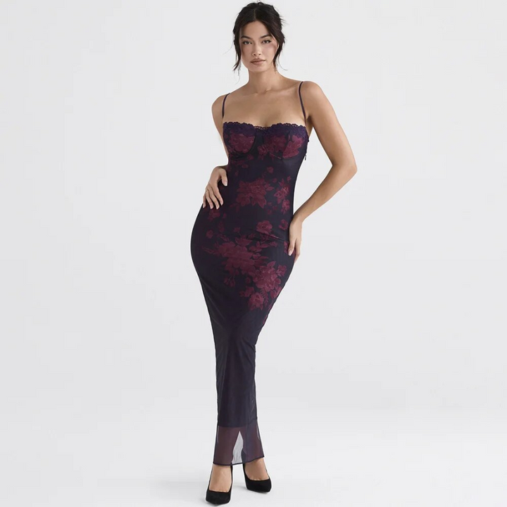 Norah | Robe de cocktail pour femme | Longue