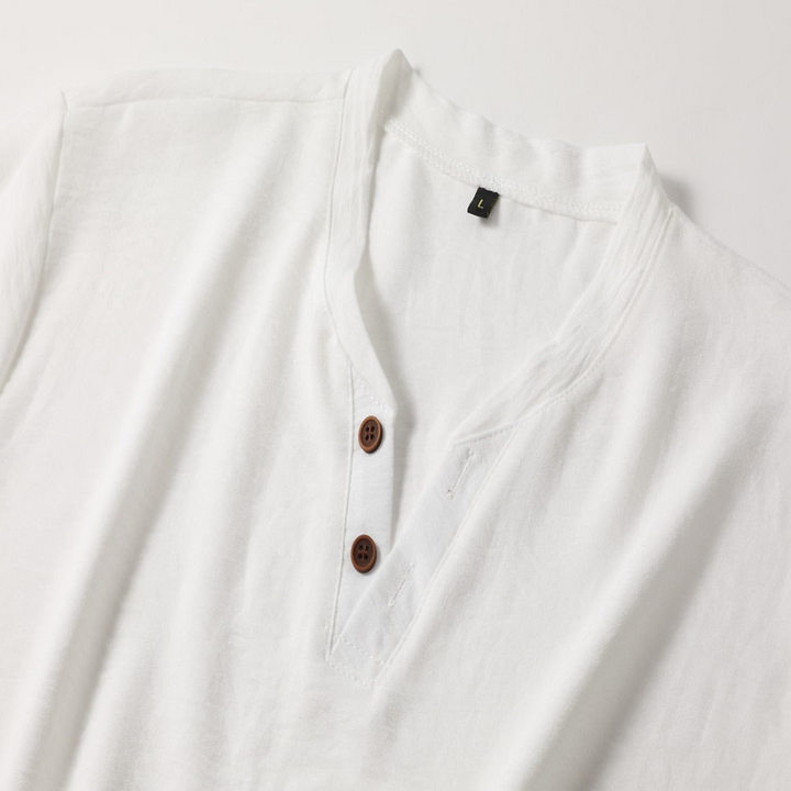 Vianney | T-shirt col V pour hommes | Manche courte