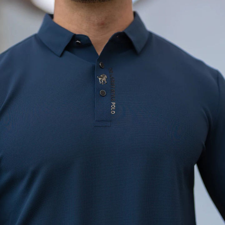 Tom | Polo Homme Manches Longues Élégant