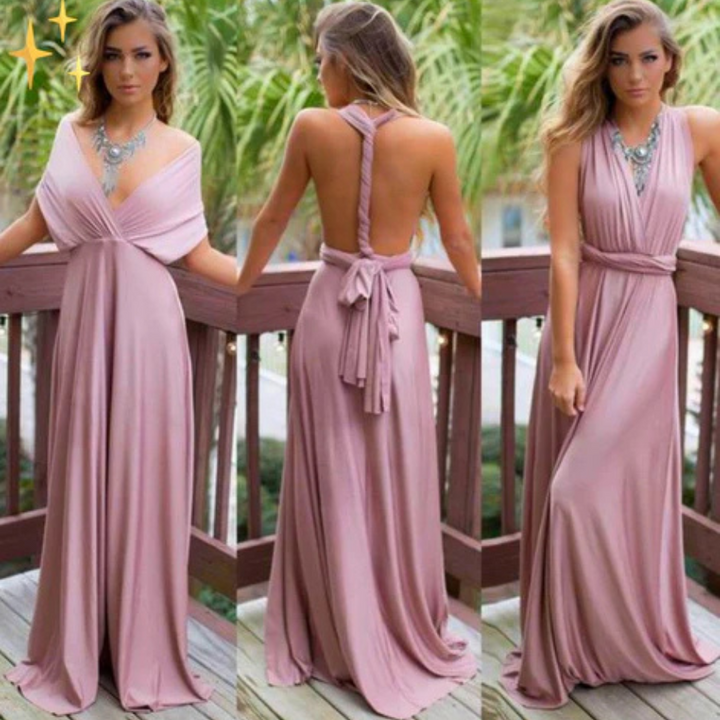 Flavie | Robe d'invité de mariage pour Femme | Maxi