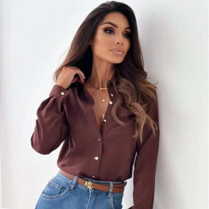Éléonore | Chemise manche longue pour femme | Élégant