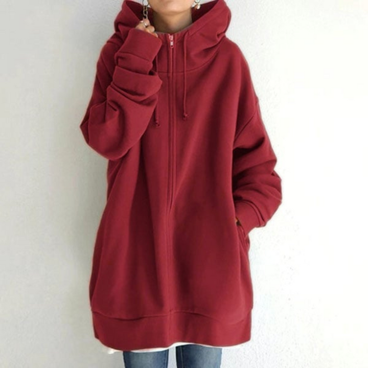 Sybille | Sweat à Capuche Zippé pour Femme | Confortable