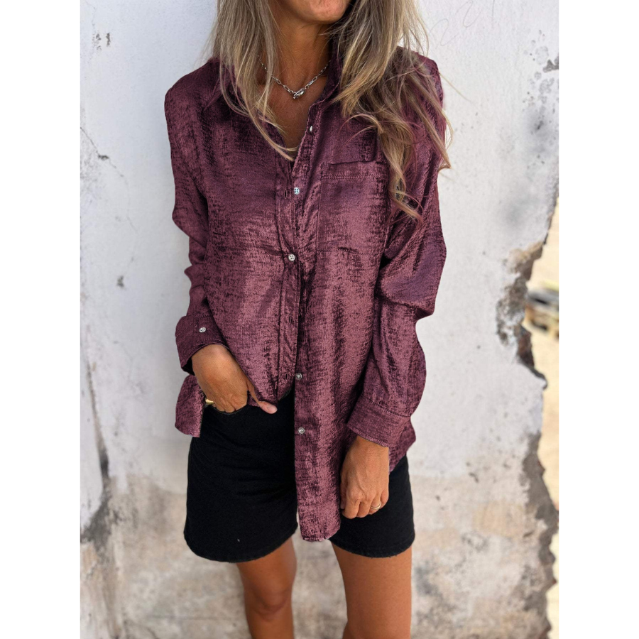 Sorina | Chemise manche longue pour femme | Oversize