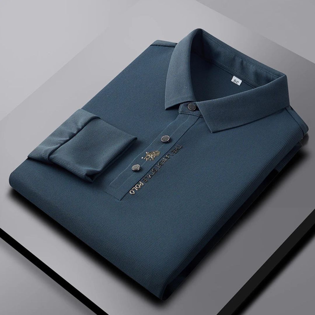 Tom | Polo Homme Manches Longues Élégant