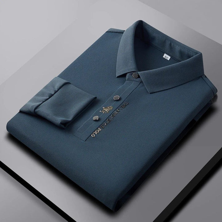 Tom | Polo Homme Manches Longues Élégant