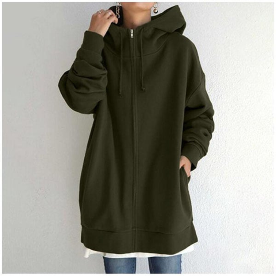 Sybille | Sweat à Capuche Zippé pour Femme | Confortable