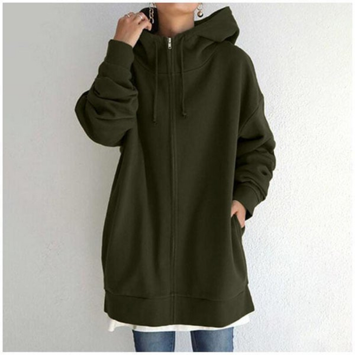 Sybille | Sweat à Capuche Zippé pour Femme | Confortable