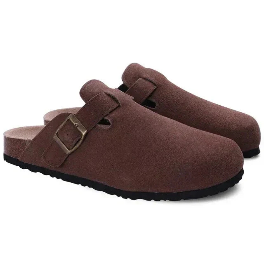 Gladiz | Sabots En Daim Old Money |  Confortables