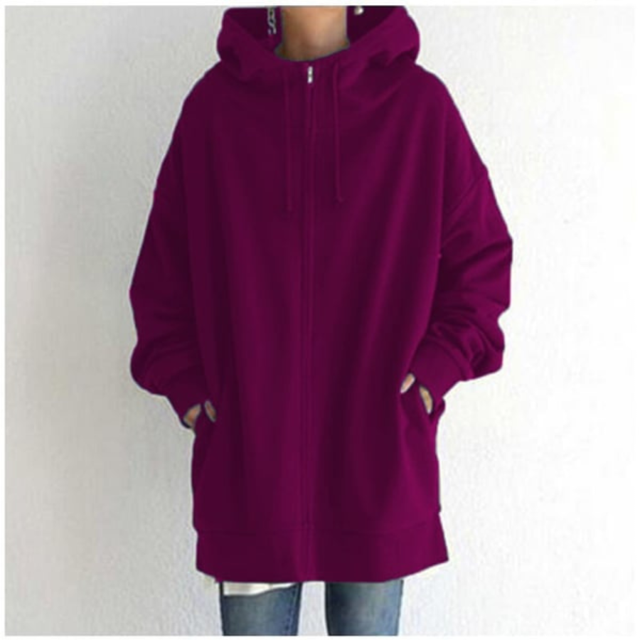 Sybille | Sweat à Capuche Zippé pour Femme | Confortable