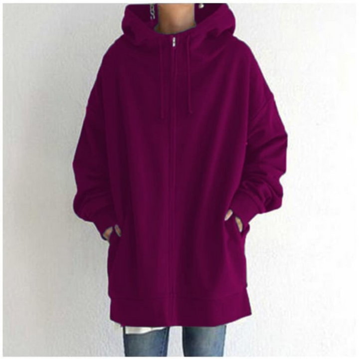 Sybille | Sweat à Capuche Zippé pour Femme | Confortable