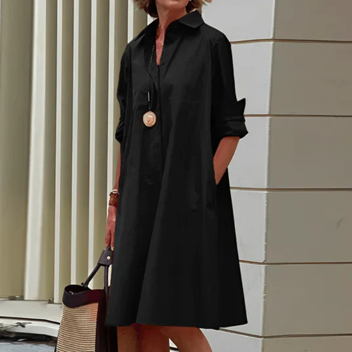 Auriane | Robe de cocktail d'été pour femme | Longue