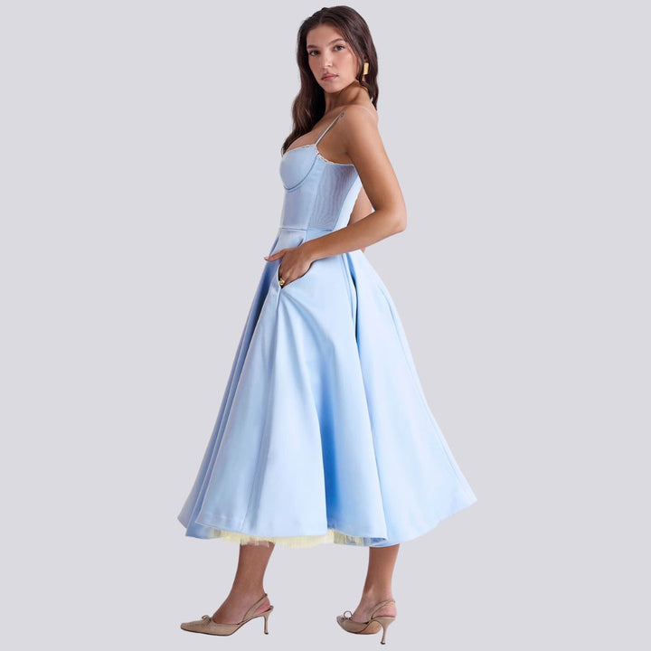 Amandine | Robe Longue Femme Élégante