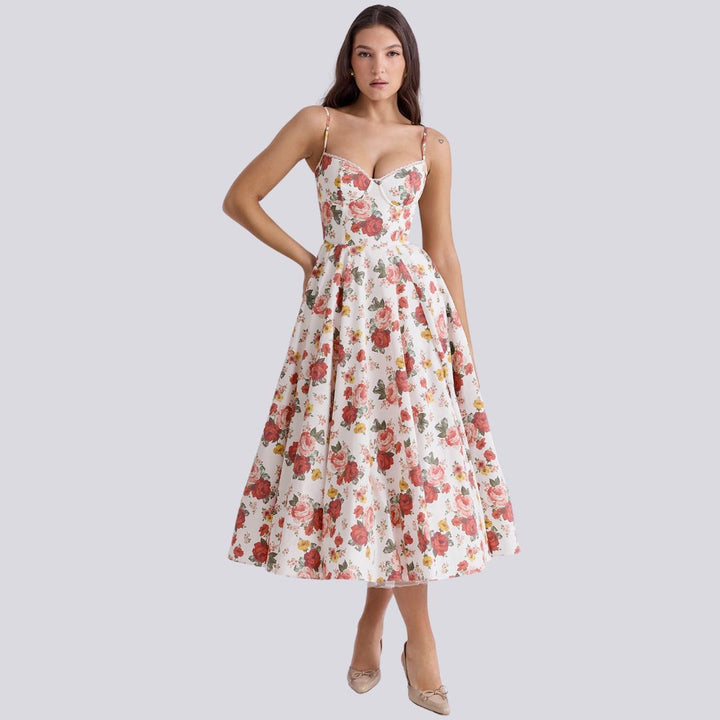 Amandine | Robe Longue Femme Élégante