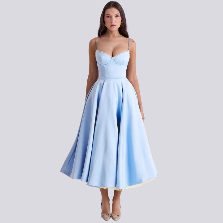 Amandine | Robe Longue Femme Élégante