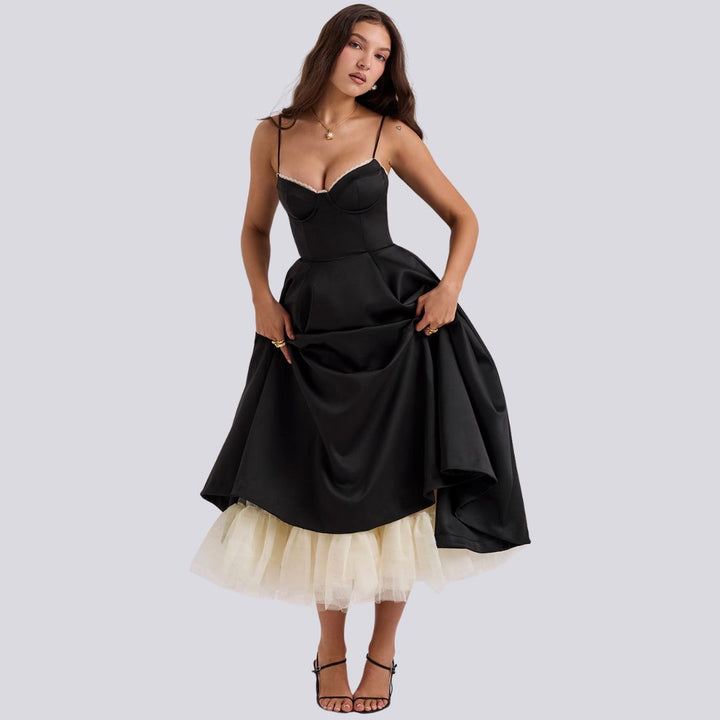 Amandine | Robe Longue Femme Élégante
