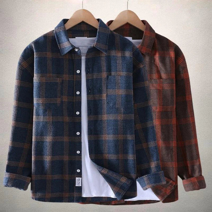 Amir | Chemise Homme à Carreaux Décontractée