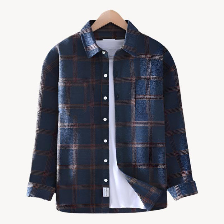 Amir | Chemise Homme à Carreaux Décontractée
