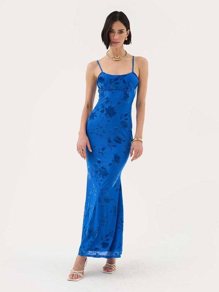 Callié | Robe Longue Femme Satinée Élégante