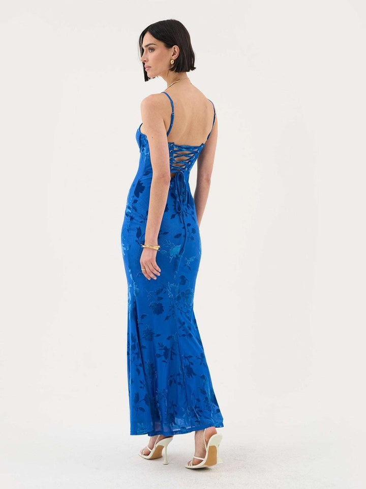 Callié | Robe Longue Femme Satinée Élégante