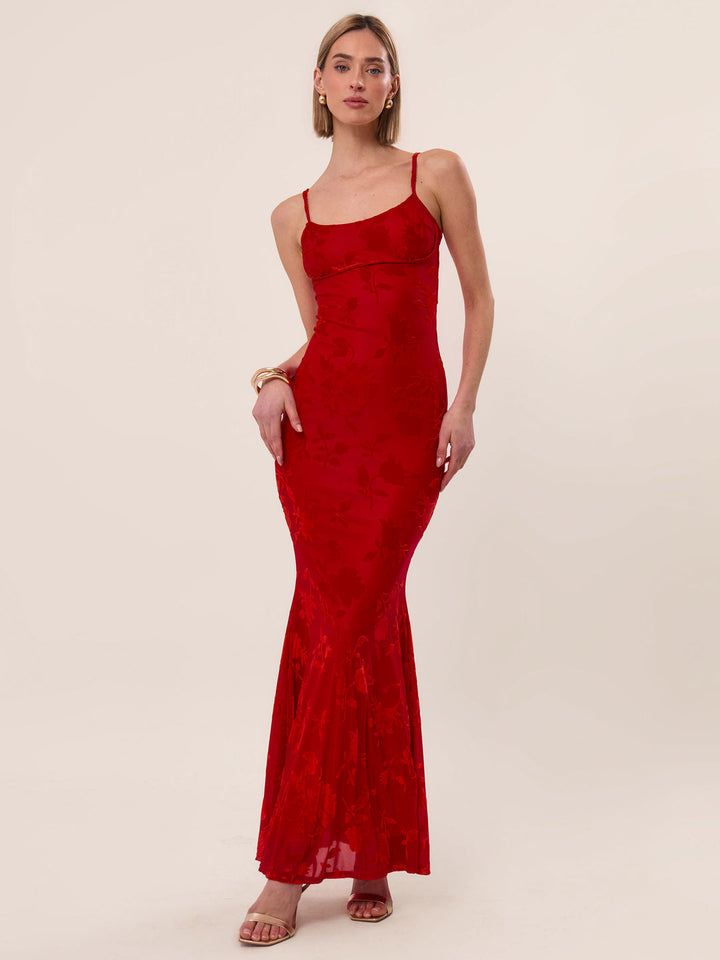 Callié | Robe Longue Femme Satinée Élégante