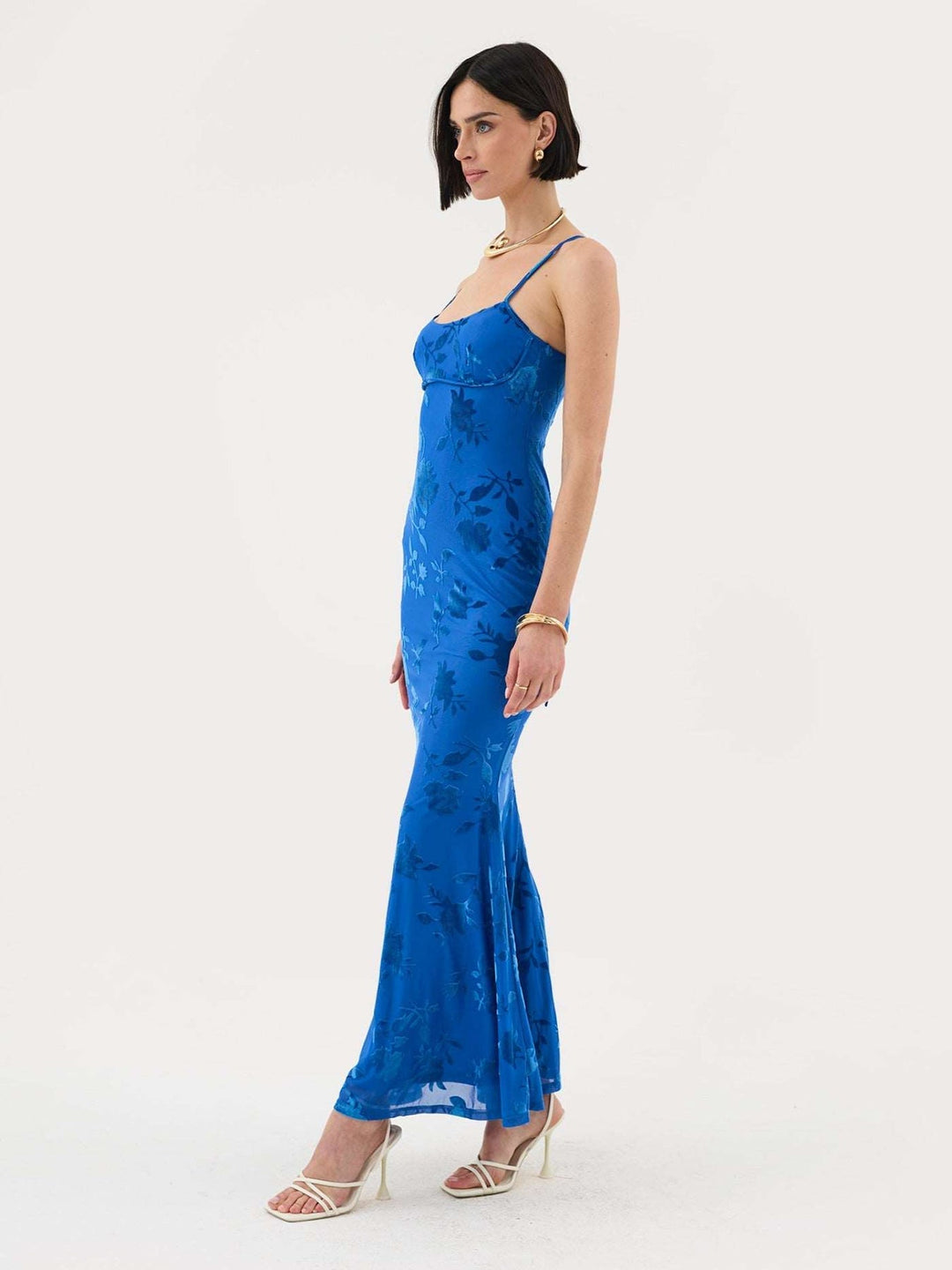 Callié | Robe Longue Femme Satinée Élégante