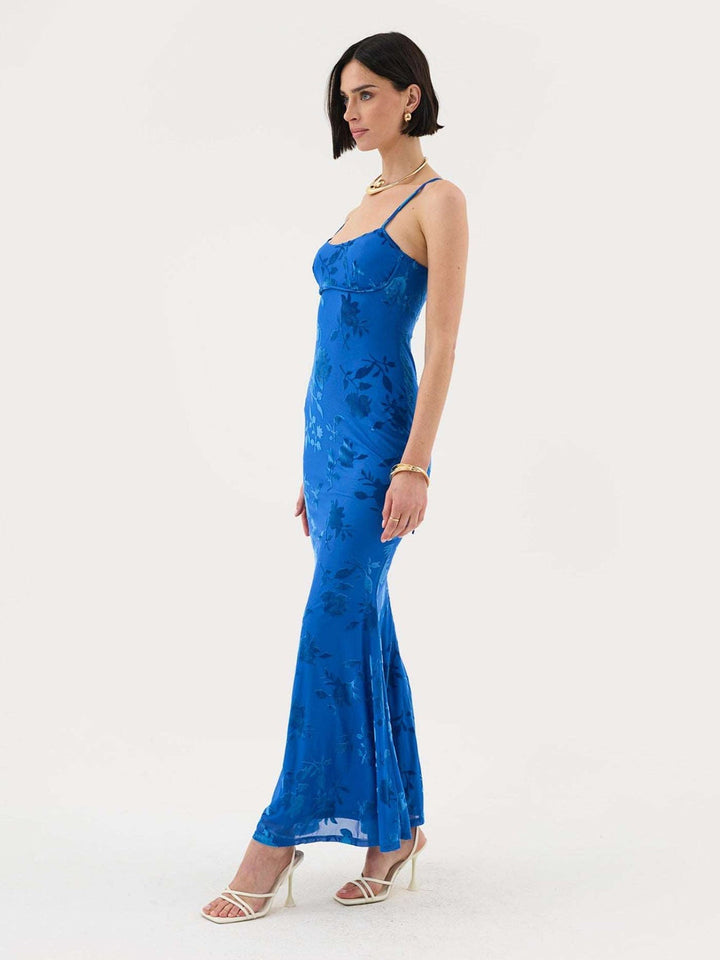 Callié | Robe Longue Femme Satinée Élégante