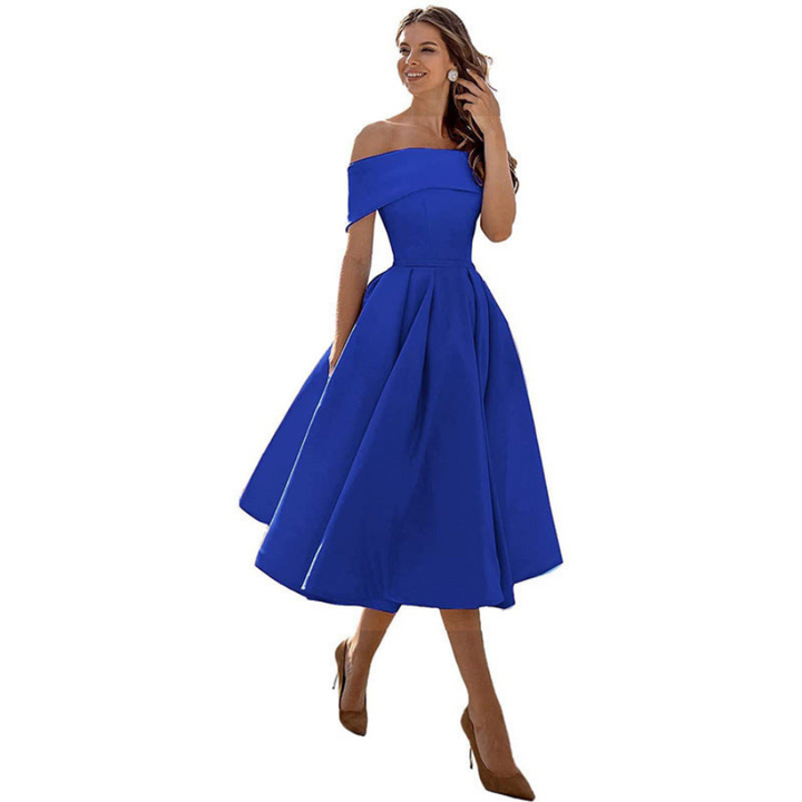 Lucia | Robe de soirée sans bretelles pour femme | Parfaite pour les fêtes