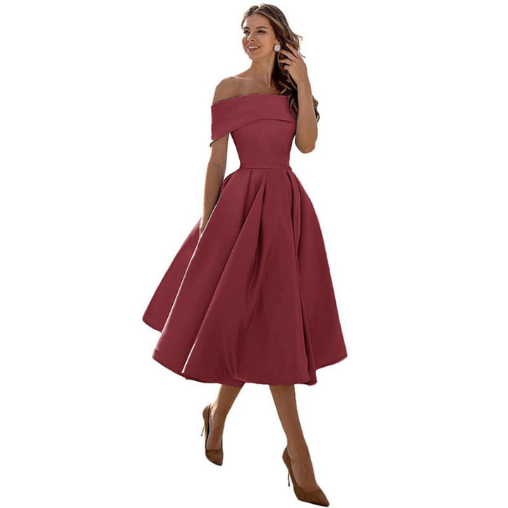 Lucia | Robe de soirée sans bretelles pour femme | Parfaite pour les fêtes