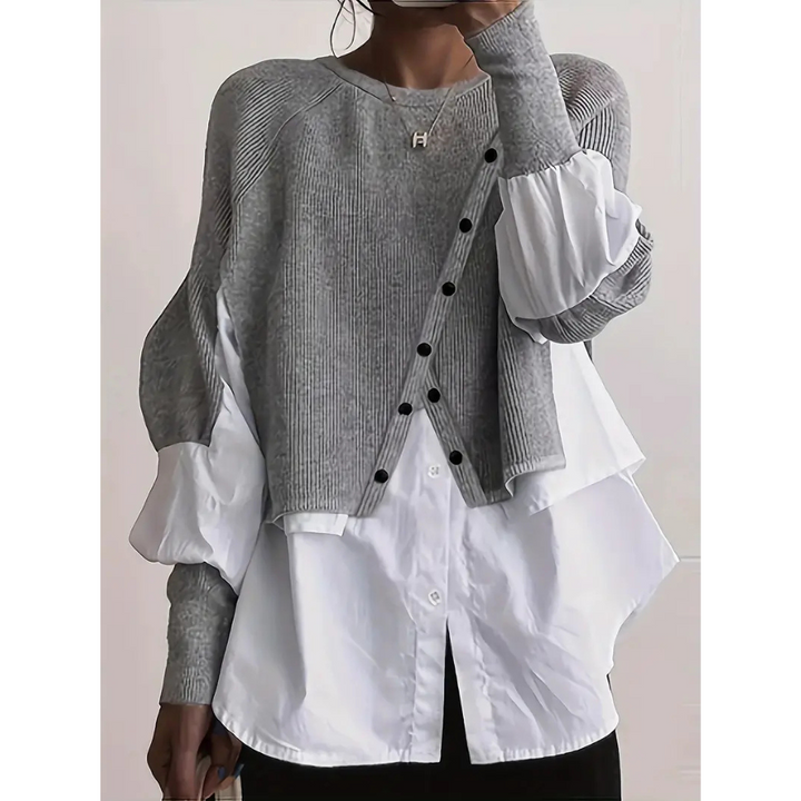 Béatrice | Pull Chemise pour Femme | Confortable