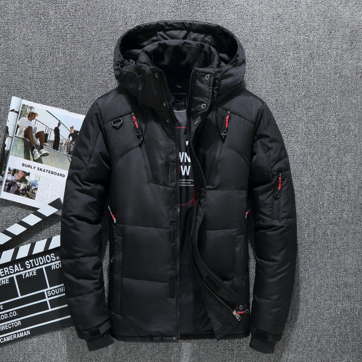 Naël | Doudoune Homme Hiver Capuche et Poches Multiples