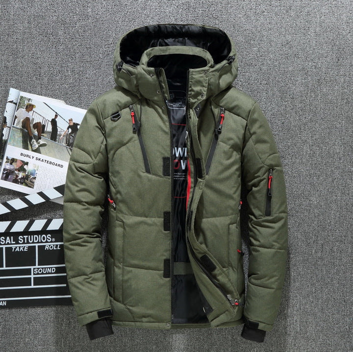 Naël | Doudoune Homme Hiver Capuche et Poches Multiples