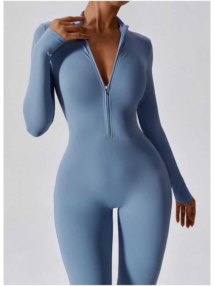 Yanis | Combinaison Femme Sport Zippée Manches Longues