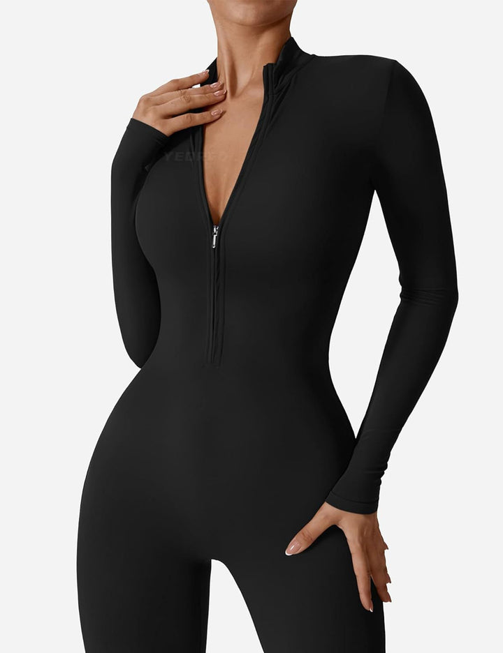 Yanis | Combinaison Femme Sport Zippée Manches Longues