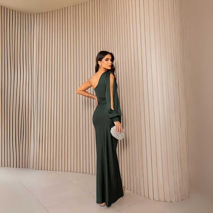 Laetitia | Robe de Soirée Femme Élégante & Fendue