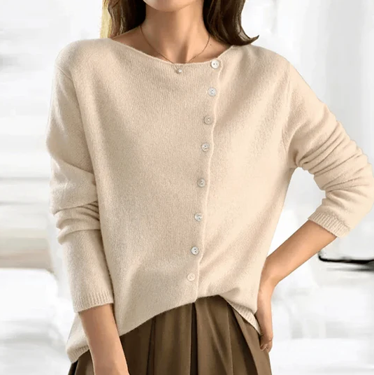 Liya | Pull Cardigan Femme Vintage et Raffiné