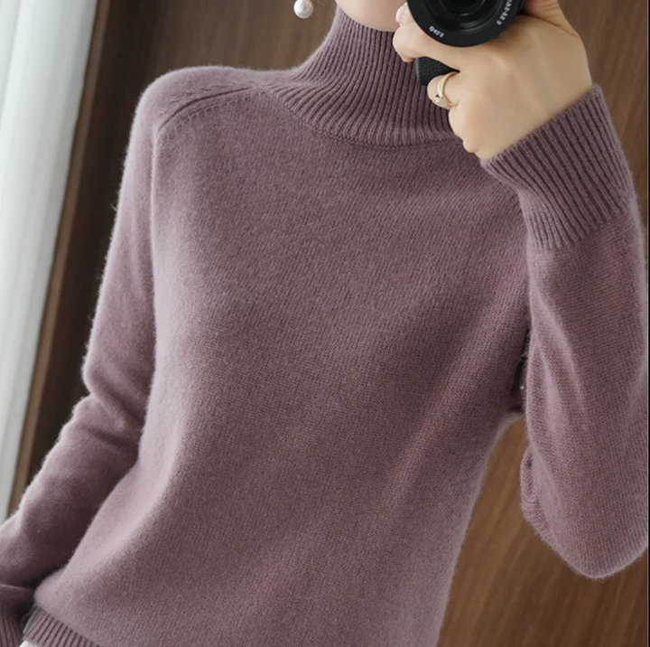 Naomie | Pull Col Roulé Femme Classique & Douillet