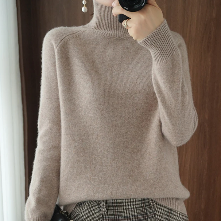Naomie | Pull Col Roulé Femme Classique & Douillet