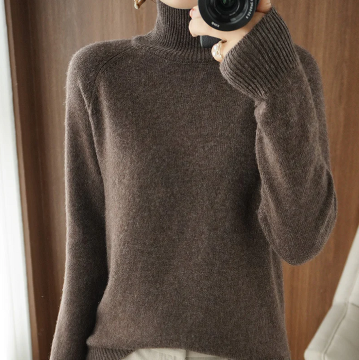 Naomie | Pull Col Roulé Femme Classique & Douillet