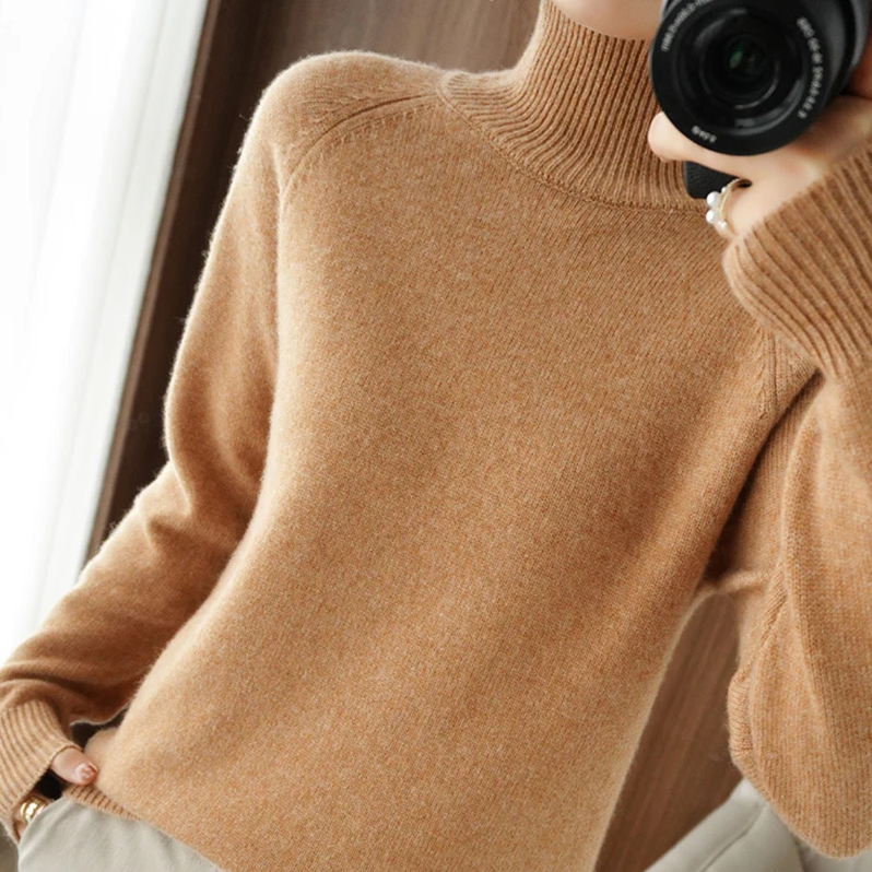 Naomie | Pull Col Roulé Femme Classique & Douillet
