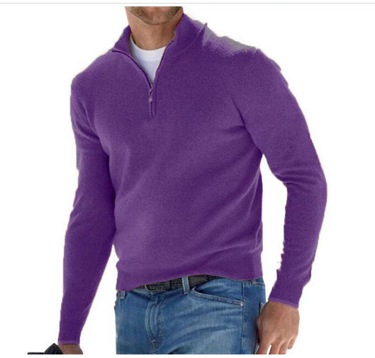 Marc | Pull Homme Demi-Zip Confort et Élégance