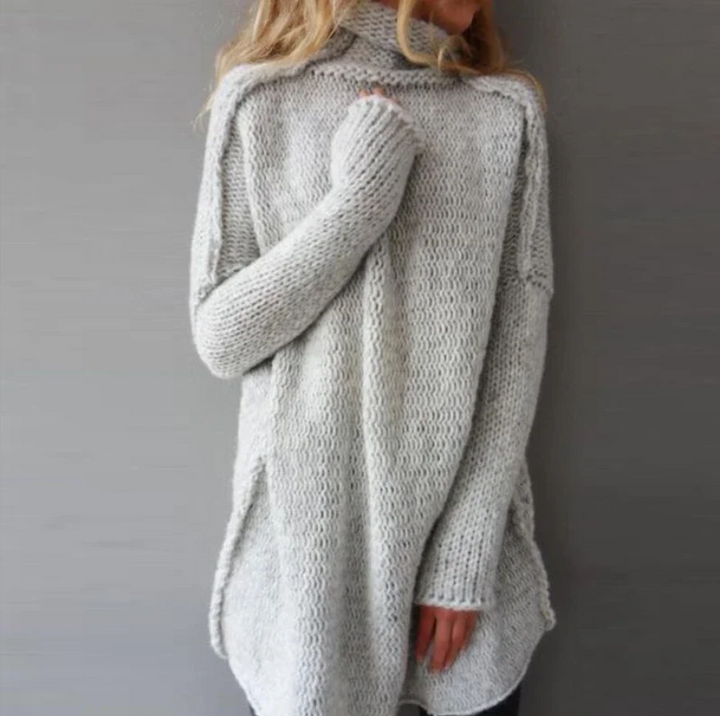 Raya | Pull Femme Oversize Col Roulé Élégant
