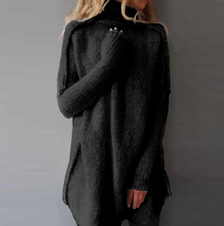 Raya | Pull Femme Oversize Col Roulé Élégant