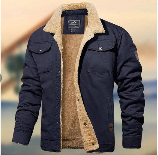 Savio | Veste Homme Doublée Sherpa Hiver Résistante