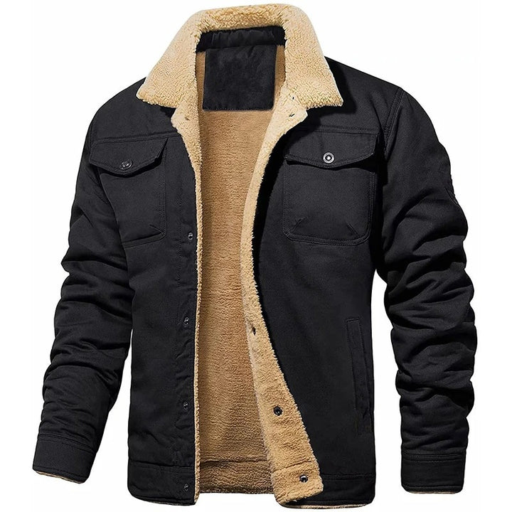 Savio | Veste Homme Doublée Sherpa Hiver Résistante