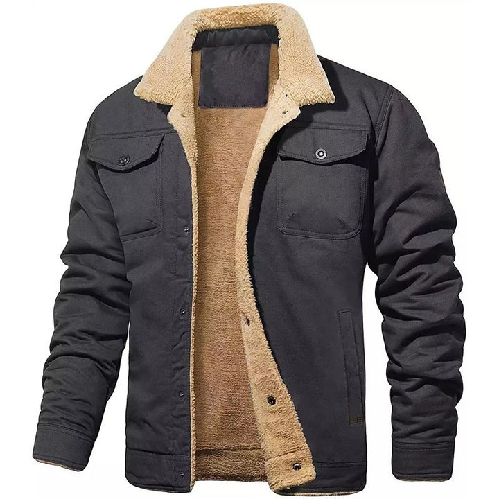 Savio | Veste Homme Doublée Sherpa Hiver Résistante