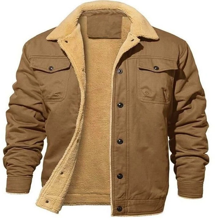 Savio | Veste Homme Doublée Sherpa Hiver Résistante