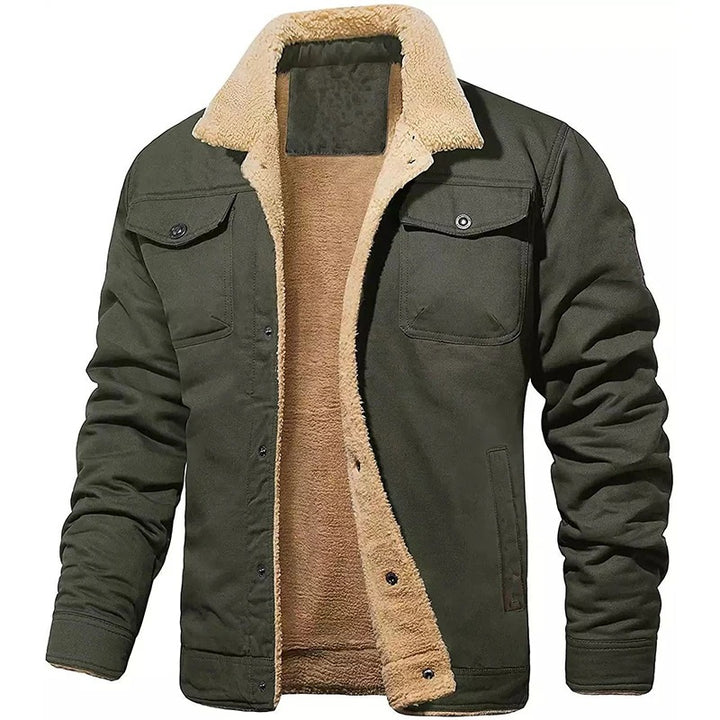 Savio | Veste Homme Doublée Sherpa Hiver Résistante