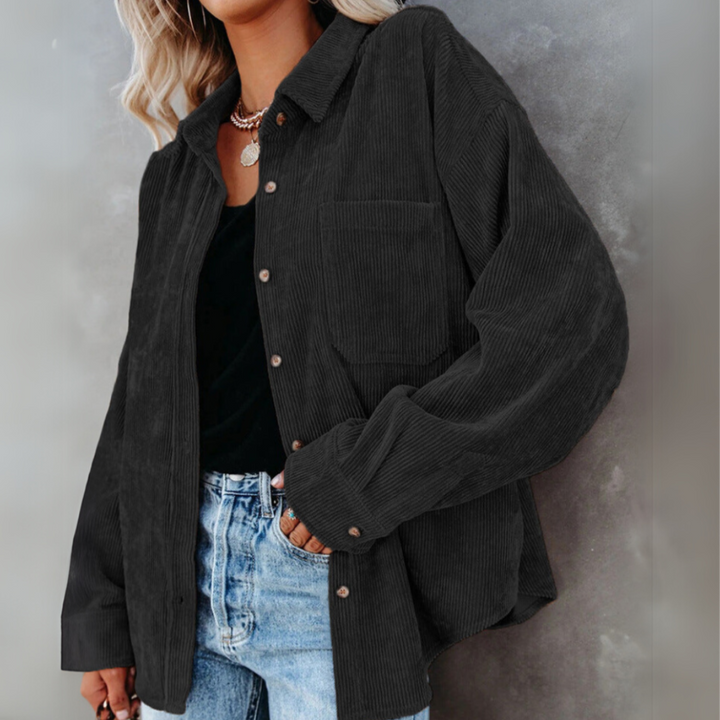 Yasmine | Veste Femme Vintage en Velours Côtelé