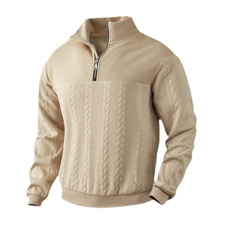Aaron | Pull Homme Demi-Zip Confort Élégant