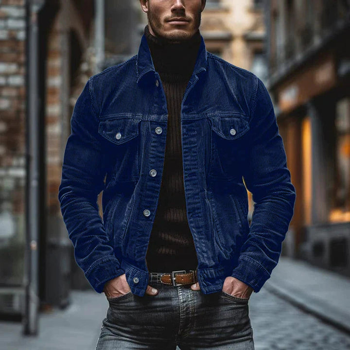 Laurent | Veste Homme en Velours Côtelé Rétro